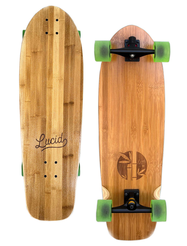 Lucid Bamboo 33" Surf Skate Complete Setup - Limited Run