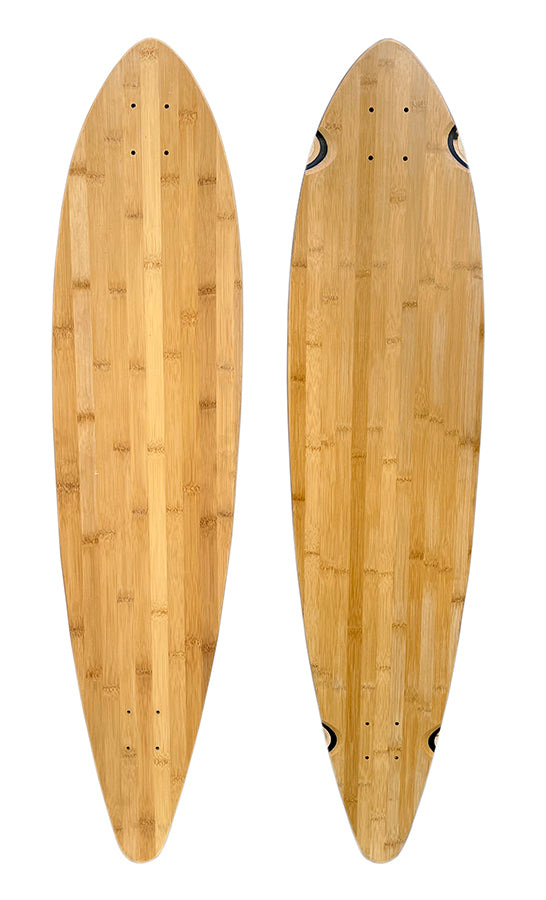 Lucid Bamboo - 40" Pin Tail Longboard Cruiser Skateboard
