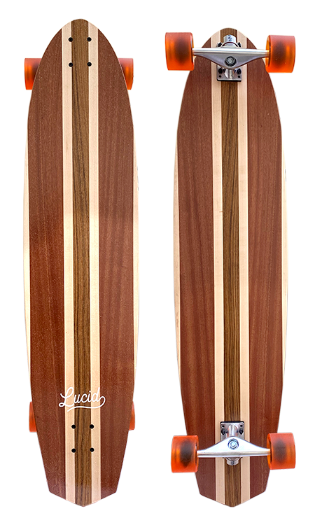 Lucid - 42" Classic Custom Cruiser Longboard Skateboard - Complete Setup