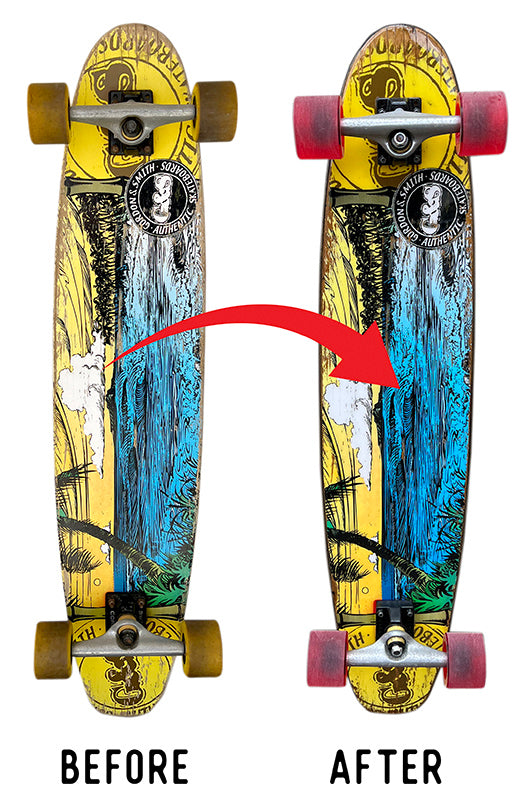 G&S 38" Cruiser Style Longboard Skateboard Complete - Refurbished