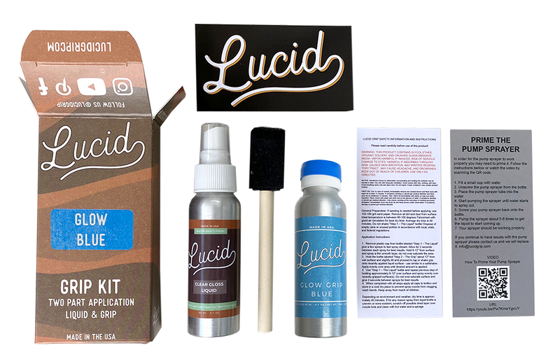 Lucid Grip - Glow Spray on Grip Tape Kit