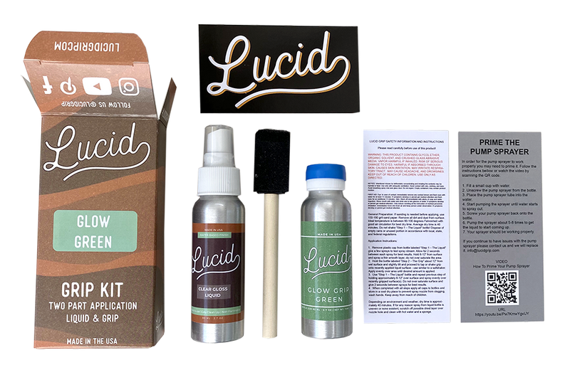 Lucid Grip - Glow Spray on Grip Tape Kit