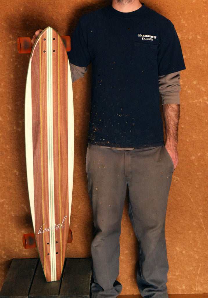 Koastal 47" GUN Longboard Skateboard - Complete