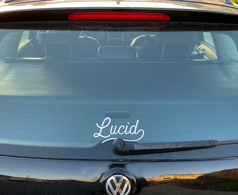 Lucid Logo Vinyl Sticker