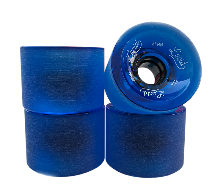Lucid - 70mm x 51mm 83a Longboard Skateboard Wheels