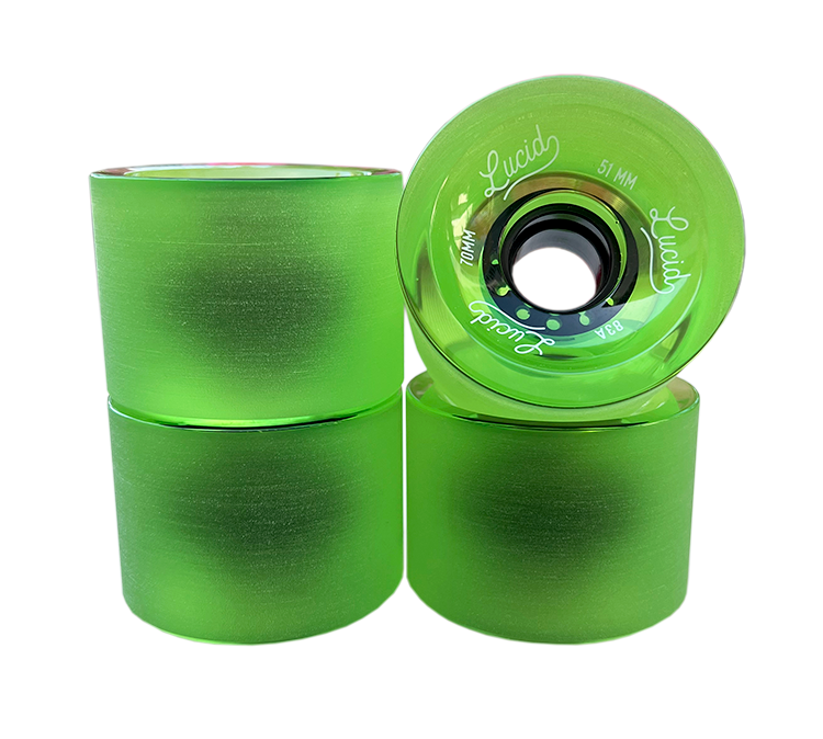Lucid - 70mm x 51mm 83a Longboard Skateboard Wheels