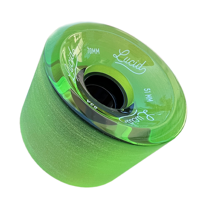 Lucid - 70mm x 51mm 83a Longboard Skateboard Wheels