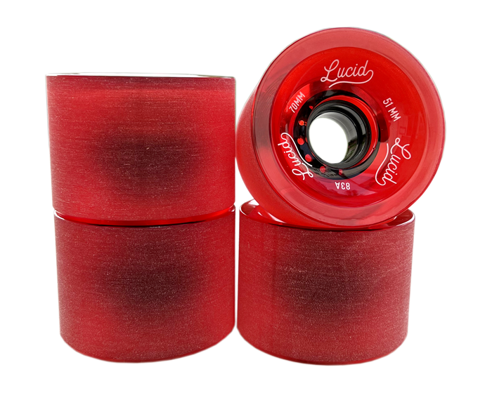 Lucid - 70mm x 51mm 83a Longboard Skateboard Wheels
