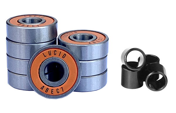 LUCID Skateboard Bearings ABEC 7 Oil Filled