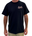 LUCID - Short Sleeve Basic T-Shirt - BLACK