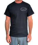 LUCID - Short Sleeve RETRO Design T-Shirt - BLACK