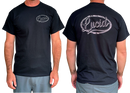 LUCID - Short Sleeve RETRO Design T-Shirt - BLACK