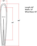 BIRCH 60" NOSERIDER: Surf-Inspired 60" Longboard Skateboard - Complete Setup