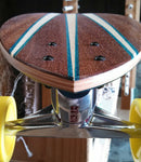 Koastal 38" Pin Tail Longboard Cruiser Skateboard - Complete