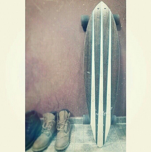 Koastal 38" Pin Tail Longboard Cruiser Skateboard - Complete