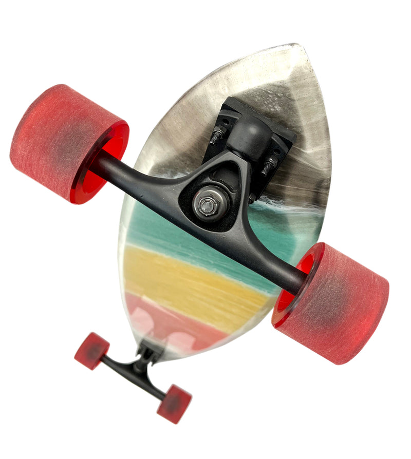 Lucid 44" Piper - RASTA - Complete Longboard
