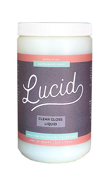 Lucid Water Based Clear Gloss Lacquer