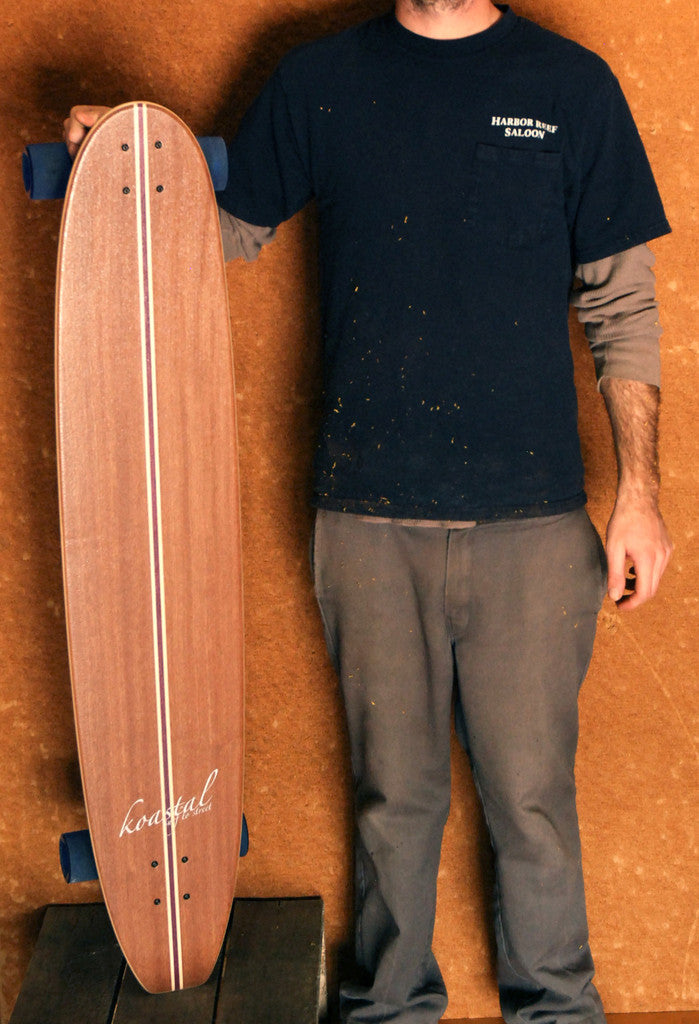 Koastal 47" T-Band Longboard Skateboard - Complete