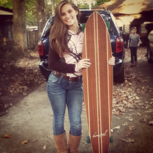 Koastal 56" WaveDancer Longboard Cruiser Skateboard - Complete