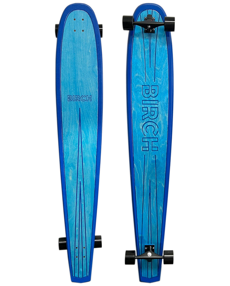 BIRCH 60" NOSERIDER: Surf-Inspired 60" Longboard Skateboard - Complete Setup