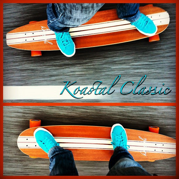 Koastal 44" Classic Longboard Skateboard - Complete Board