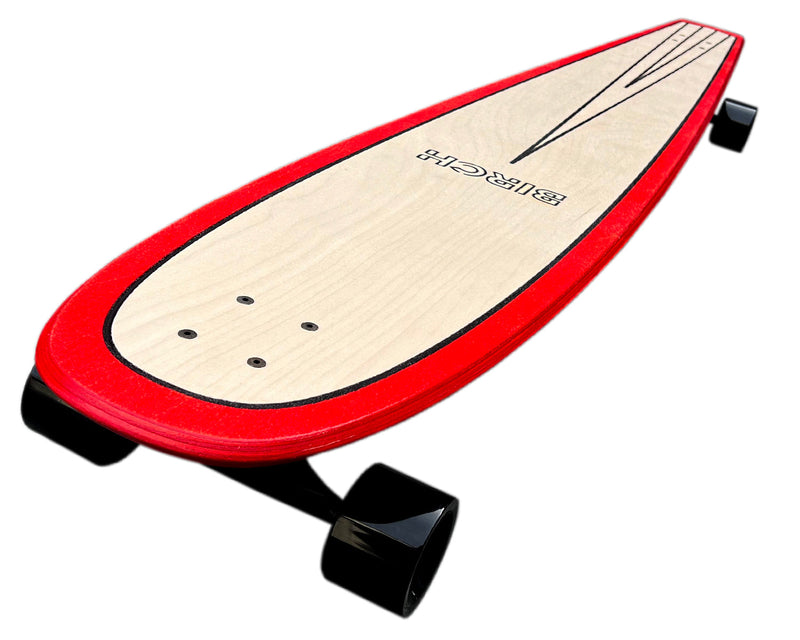BIRCH 60" NOSERIDER: Surf-Inspired 60" Longboard Skateboard - Complete Setup